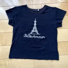 【BeBe】Tシャツ　ブラック　130のサムネイル