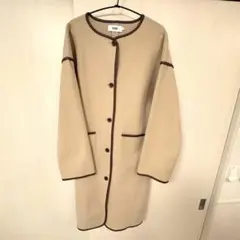 AZUL BY MOUSSY パイピングコート ベージュ M