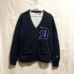 チャンピオン×バックドロップ レタードカーディガン アメカジ コラボ 別注のサムネイル