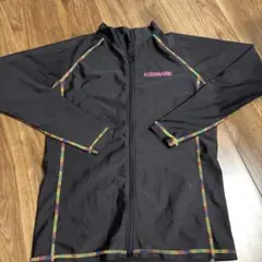 【中古品】レディース　ラッシュガード　ブラック　Mサイズ　フード無し