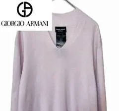 GIORGIO ARMANI カシミヤ100% Vネックニットセーターアルマーニのサムネイル