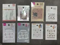 ネイル用品、ネイルシール 8点