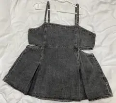 セール　デニムダークトップス3L