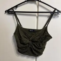 Bershka オリーブグリーン キャミソール Sのサムネイル