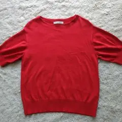 UNFILO 24SS 接触冷感　UVケアパフスリーブニット　レーヨンのサムネイル