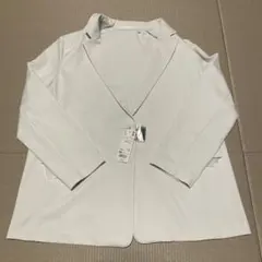 UNIQLO UVカットジャージージャケット オフホワイト 3XLのサムネイル