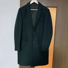 ダークグリーン チェスターコート