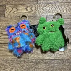 ファグラー　FUGGLER マスコット　2体セット　三つ目　緑