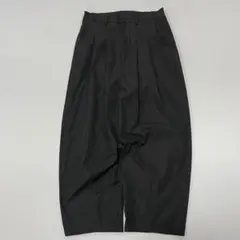 00s~ 2タック センタープレス スラックス サルエル バルーンパンツ モード