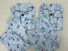 【美品】コンビミニ 長袖パジャマ 100サイズ　2着セット お揃い