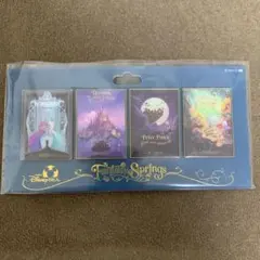 ディズニーシー　ファンタジースプリングス　ピンバッジ　4個　セット