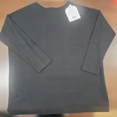 ブラック オーバーサイズ 長袖カットソー XLサイズ