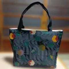 帯リメイクハンドメイドトートバッグ
