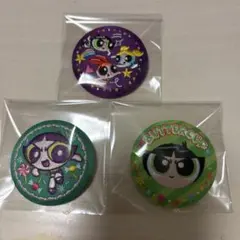 パワーパフガールズ　刺繍缶バッチ