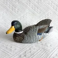 J.B.Garton マガモ 鴨 デコイ 置物 カナダ製