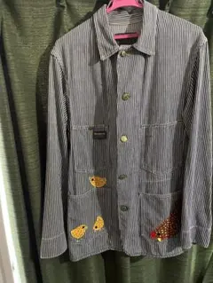 【限定値下げ中】OshKosh B'Gosh ストライプカバーオールのサムネイル
