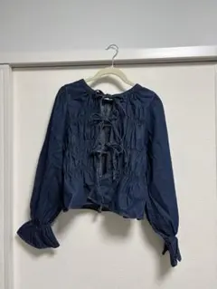 GRL / 前後着デニムブラウス