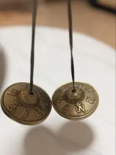 【美品】ティンシャ ネパール購入 チベットベル 瞑想 ヨガ 直径7.8cm 美品】ティンシャ ネパール購入 チベットベル 瞑想 ヨガ 直径7.8cm