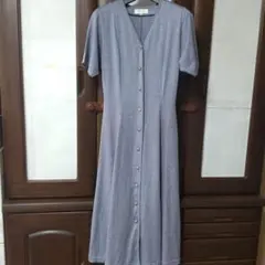 お値下げ 美品 ワコールWacoal ロングフレアーワンピース ルームウェア