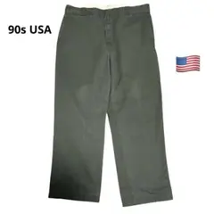 ✨90s✨USA製 Dickies ワークパンツ ダークオリーブ