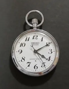 SEIKO/セイコー懐中時計　鉄道時計　クォーツ　7500-0010 SEIKOセイコー 懐中時計 鉄道時計 クォーツ 7500-0010 - メルカリ