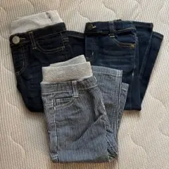 90cm デニムパンツセット