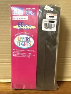 新品 レナウン RENOWN 80デニール サポートタイツ 3足入 M-Lサイズのサムネイル