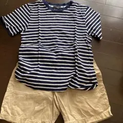 【美品】コムサ　Tシャツ 140 ショートパンツ付き