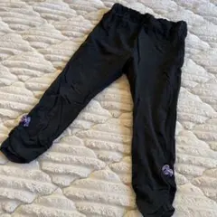 アナスイミニ　ブラックレギンス 90cm リボン付き