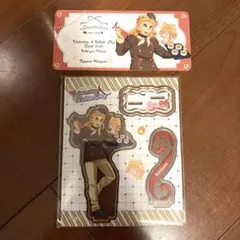 鬼滅の刃 バレンタイン 招待状風 カード アクリルスタンド　煉獄杏寿郎 カフェ