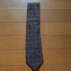 LANCEL 幾何学模様 ネクタイ