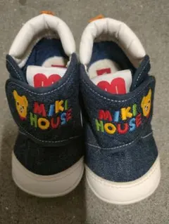 MIKI HOUSE デニムハイカットスニーカー 13.5cm