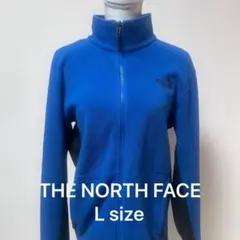 853 THE NORTH FACE フリースジャケット ブルー フルジップ L