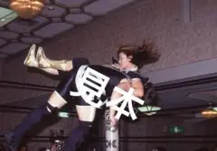 女子プロレス　白鳥智香子写真
