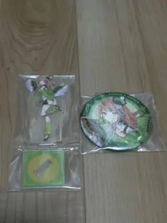 学マス　一番くじ　紫雲涼夏　アクリルスタンド　缶バッチ