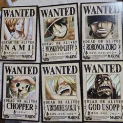 ONE PIECE　ポストカード　手配書