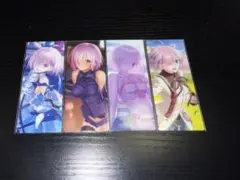FGO 最終再臨展 編成画面風カード マシュ 4点