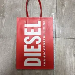 DIESEL ショッピングバッグ 赤