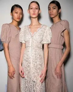 セルフポートレイト ワンピース ペプラム レース UK8 未使用 結婚式