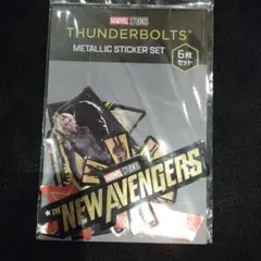 新品未開封サンダーボルツ バッキーバーンズ メタリックステッカー6枚セット