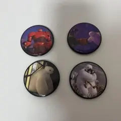 ベイマックス 缶バッジ 4個セット