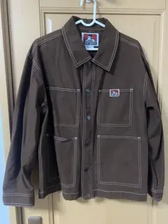 ブラウン カジュアルジャケット ポケット付き