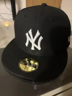 New Era 59FIFTY ブラック キャップ 7 1/2