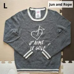 Jun and Rope　セーター　グレー　L