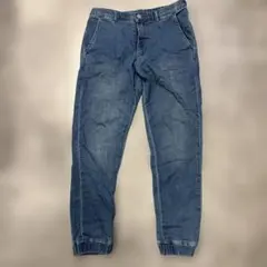 UNIQLO メンズ　ジョガーパンツ デニム　Sサイズ