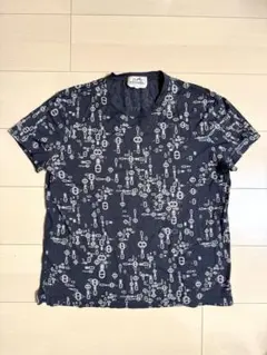 HERMES 刺繍入りポケットTシャツ ブラック 38 シェーヌダンクル - メルカリ