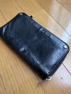 Yohji Yamamoto 鹿革 レザーポーチ ブラック - メルカリ