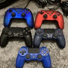 ps4 4 ワイヤレスコントローラーセット　純正　ジャンク　非純正