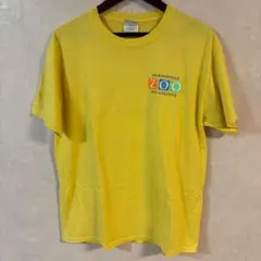 Port&Company　動物園　ボランティア　Tシャツ　Lサイズ　イエロー