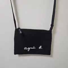 アニエスベーロゴプリント　サコッシュショルダーバッグ